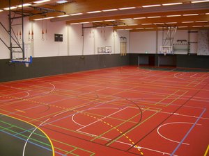 Flächenelastischer Sportboden HOPPE SN 18-E